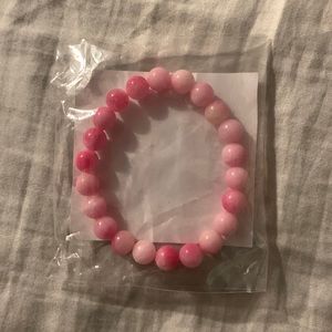 pink chalcedony bracelet
